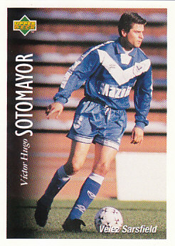 Victor Hugo Sotomayor Velez Sarsfield 1995 Upper Deck Futbol Argentina #88